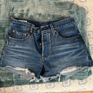 Levi 501 cutoffs - 2inch inseam
